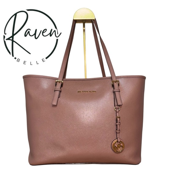 Michael Kors • Medium Saffiano Leather Tote Bag - Picture 1 of 10